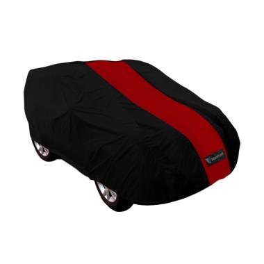 Mantroll Cover Mobil for Mitsubishi Mirage - Hitam Strip Merah