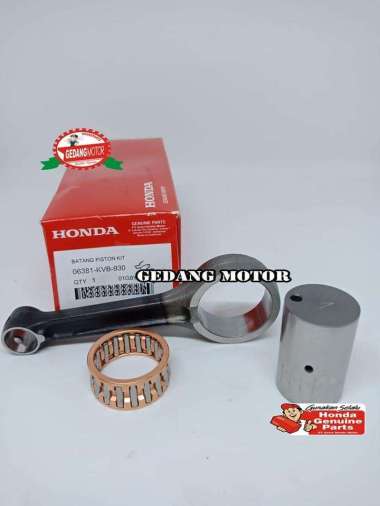 Honda Genuine Part Batang Piston Kit Stang Seher Vario 110 Karbu Original Honda Kvb Black