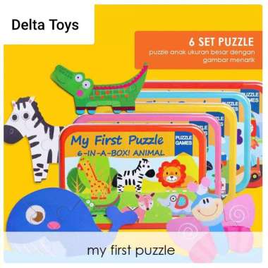 Mainan Anak Edukasi My First Puzzel Box kado ultah ulang tahun anak laki laki perempuan balita bayi 