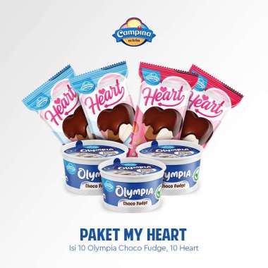 Promo Harga CAMPINA Heart Strawberry Chocolate Vanilla 85 ml - Blibli