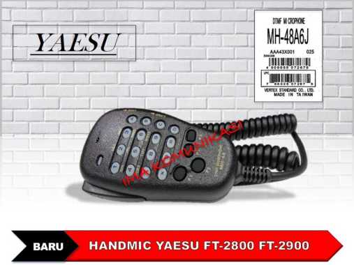 Extra mic. Yaesu MH-48 for Rig Yaesu FT-2800 FT-2900 FT-7800 FT-8900 FT