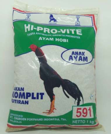PAKAN PUR AYAM 591 HI PROVITE 1KG UNTUK ANAK AYAM