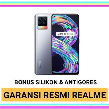 REALME 8 NFC 8/128 NEW GARANSI RESMI REALME SILVER