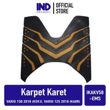 Karpet-Injekan-Pijakan-Alas Kaki-Bordes Karet Honda Vario 125-150 New LED eSP FI-F1 K59J-K60R 2018 E