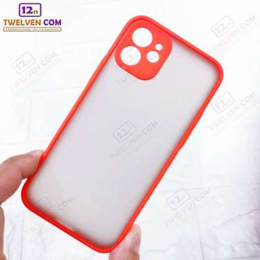 Case iPhone 12 Mini - Casing Hardcase MyChoice Merah