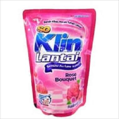 Promo Harga SO KLIN Pembersih Lantai Merah Rose Bouquet 400 ml - Blibli
