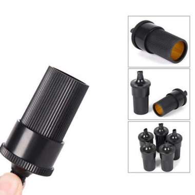 Cover Lighter mobil / Soket Cigaret hitam