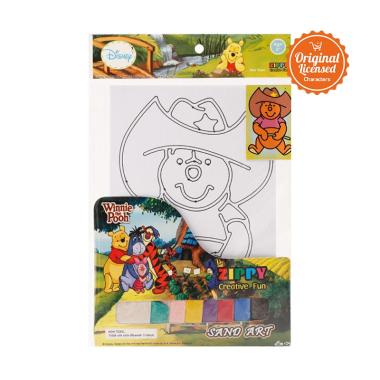 Zippy Winnie The Pooh Sand Art Opp Bag