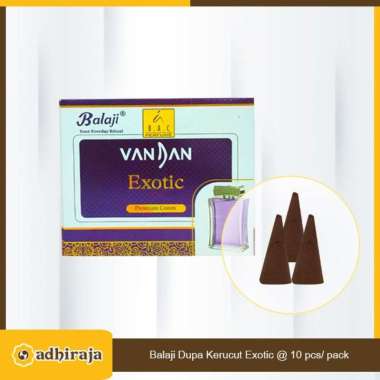 Balaji Dupa Kerucut Exotic @ 10 pcs/ pack