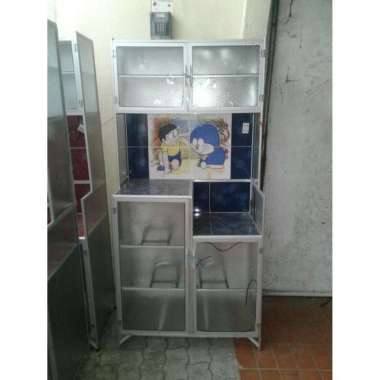 rak piring 2 pintu rak piring minimalis- rak piring alumunium - rak piring terbaru-rak piring kaca- 