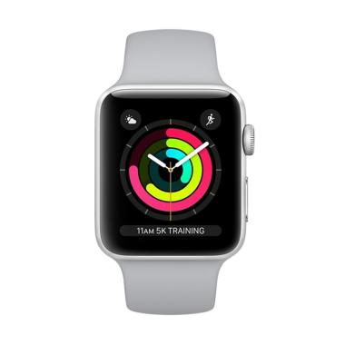 Apple Watch Series 3 GPS 42mm Aluminium with Fog Sport Band - Silver
