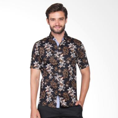 Gaya Jaya Batik Slimfit Lengan Pendek Kemeja Batik Pria S7102