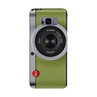 Indocustomcase Camera Leica Green Cover Casing for Samsung Galaxy S8