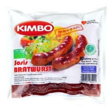Kimbo Sosis Sapi Bratwurst Mini 500 gr