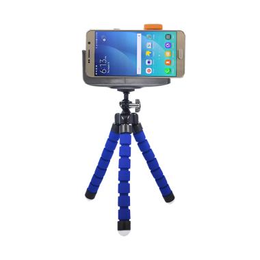 Mine Spider Flexible Tripod Mini wi ... lip for Smartphone - Blue