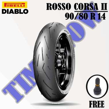 Ban Motor Matic SOFT COMPOUND // PIRELLI DIABLO ROSSO CORSA 2 90/80 Ring 14 Tubeless