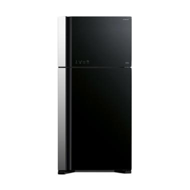 Hitachi Glass R-VG70PGD3 GBK Kulkas [2 Pintu/550 L]