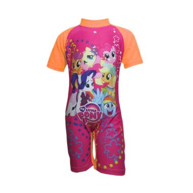 Rainy Collections Karakter Little Pony Baju Renang Anak - Orange [3-5 Tahun]