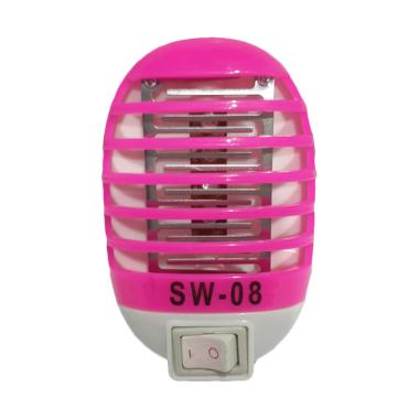 Universal Lampu Perangkap Nyamuk dan Serangga - Pink