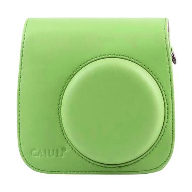 Fujifilm Leather Bag Kamera Instax ... olaroid Case - Lime Green