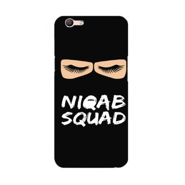 Premiumcaseid Hijab Jet Black Niqab Squad Hardcase Casing for Oppo F1s