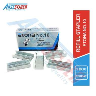 Isi Refill Staples Etona [No. 10] / Stapler / Cekrekan / Hekter Abu