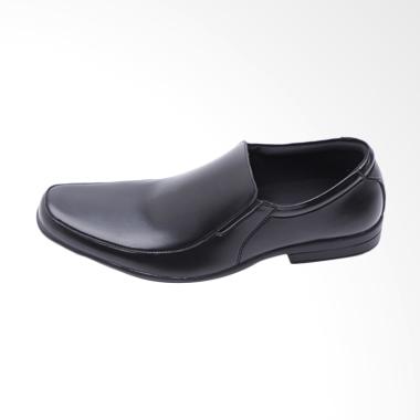 Dr.Kevin Leather Shoes Sepatu Pria - Black [13198]