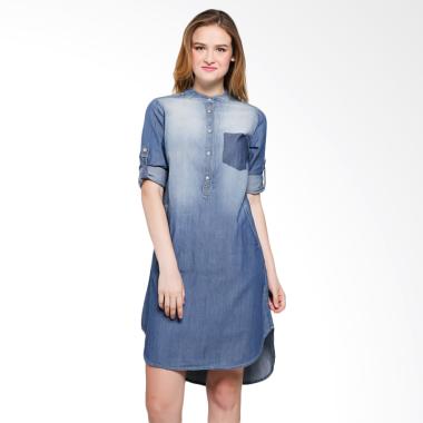 Miyoshi Jeans MY17DR026KS Long Kine ... um Atasan Wanita - Indigo
