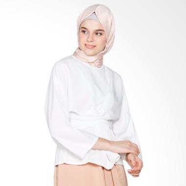 Covering Story Rajwa Top Blouse Muslim - Ivory