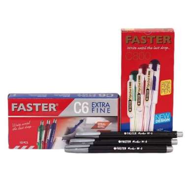 Faster Bundling- Faster C800 + Faster C6 (black) + 3 pcs W6 (black)