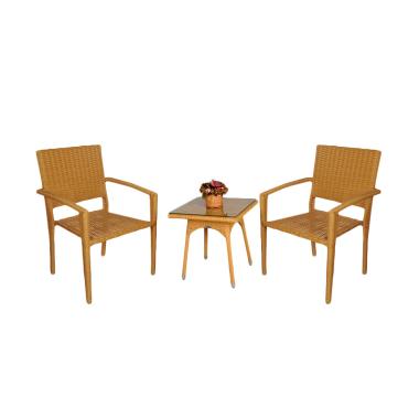 Pine Rotan 004 Furniture Set Kursi Tamu