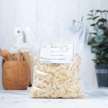 500gr Kuartet Nabati Roasted Almond Sliced Kacang Panggang