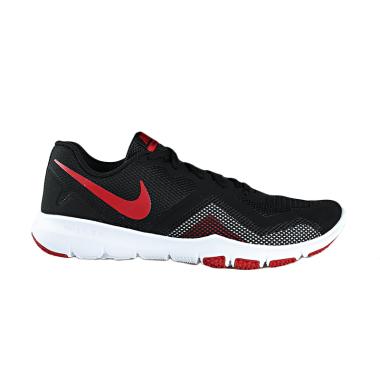NIKE Men Training Flex Control II Sepatu Olahraga Pria - Black Red [924204-006]