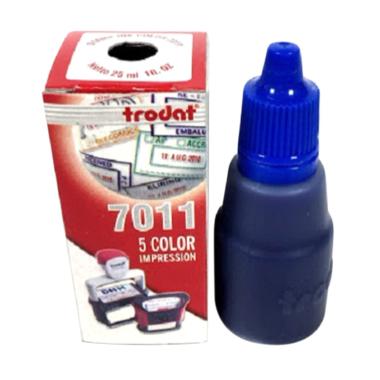 Trodat 7011 Tinta Stempel - Biru Biru