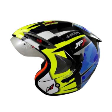 JPX Supreme 41 Helm Half Face - Super Black
