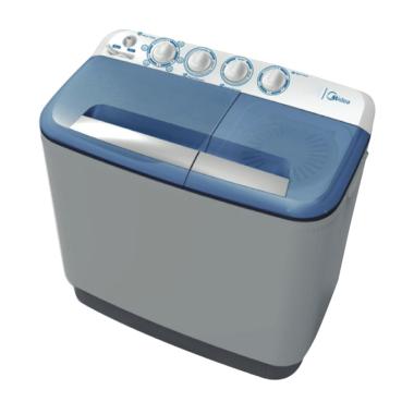 Midea MTD78-P1301Q Mesin Cuci Twin Tub [6 kg] Blue