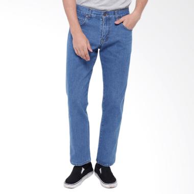 Edwin Vegas 02 Reguler Fit Celana Jeans Pria - Light Medium Blue