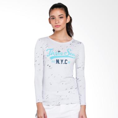 3SECOND Ladies 0709 107091722 T-Shirt - Grey