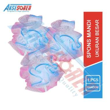 Spon Mandi Ukuran Besar [1 pcs/Random] / Sponge Shower / Spons Bath / Ikat Pembersih Badan