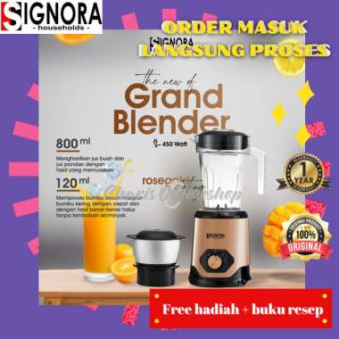 Signora Grand Blender Hitam