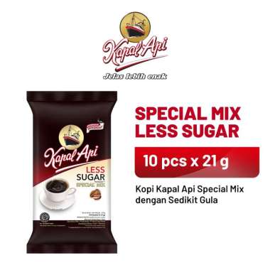 Kapal Api Special Mix Less Sugar