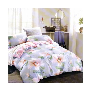 Melia Bedsheet S-0254 Sutra Organic Set Sprei - Flower Print