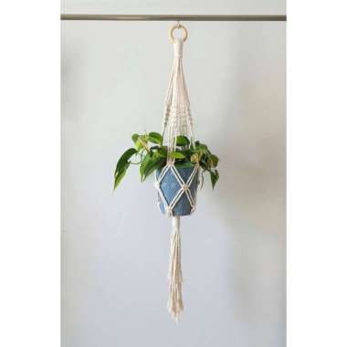 macrame plant hanger/ macrame pot gantung 158