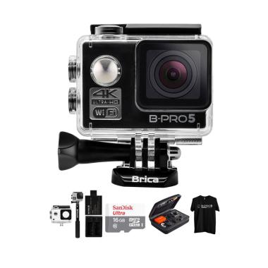 Brica B-PRO 5 Alpha Edition 4K AE1 ... rrisom Action Cam - Hitam