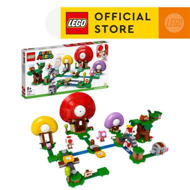 LEGO Super Mario 71368 Toad's Treasure Hunt Expansion Set (464 Pieces), Building Block, Toys, Bricks