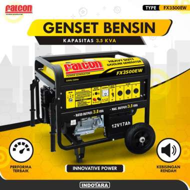 Genset Bensin Gasilone Genset Falcon 3.5 Kva Kuning