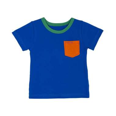 Torio Basic T-shirt Royal Blue - Baju Atasan Anak Laki-laki - Kaos Anak Laki-laki 4-5 tahun Biru
