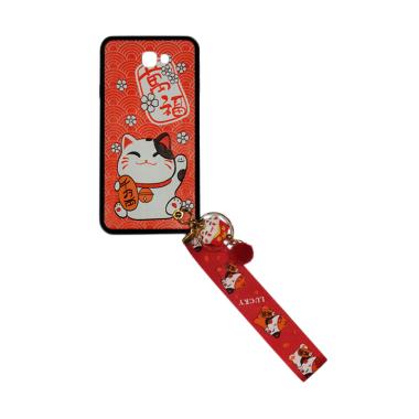 VR Anti Crack Samsung Galaxy J7 Pri ... Prime Lucky Cat - Orange