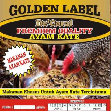 Makanan Ayam Kate Golden Label | Makanan Ayam Kate