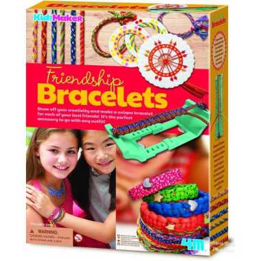 Mainan Kreatif Buat Gelang Anak 4M Friendship Bracelet KidzMaker